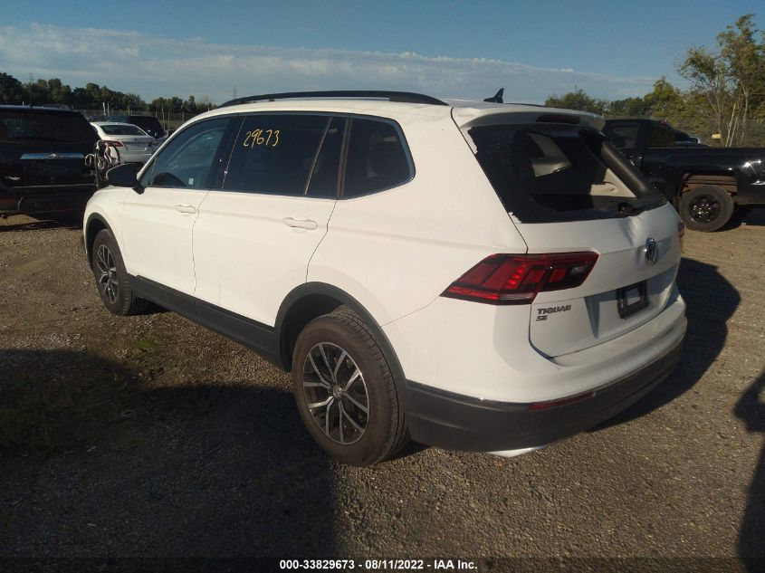 2021 VOLKSWAGEN TIGUAN SE/SE R-LINE BLACK/SEL VIN: 3VV2B7AX4MM142914