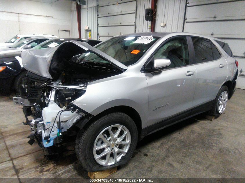 2022 CHEVROLET EQUINOX LT VIN: 2GNAXUEV8N6105029