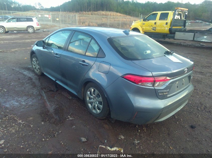 2022 TOYOTA COROLLA LE VIN: JTDEPMAE0N3023416