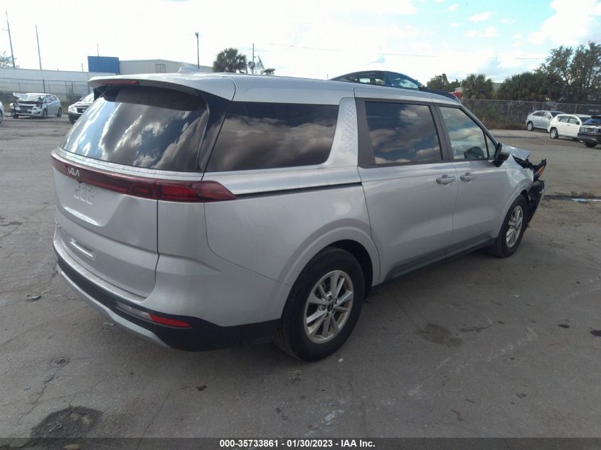2022 KIA CARNIVAL LXS VIN: KNDNB4H3XN6155777