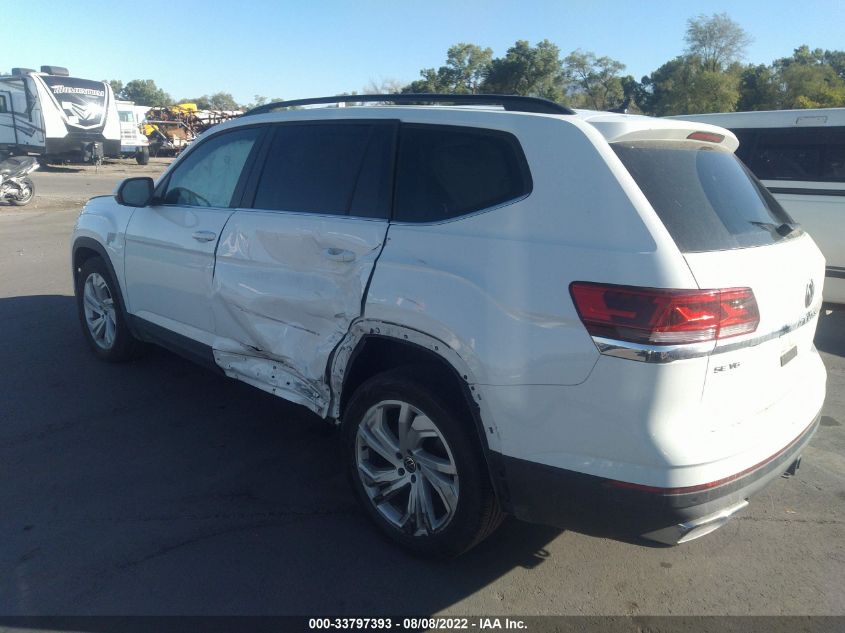 2021 VOLKSWAGEN ATLAS 3.6L V6 SE W/TECHNOLOGY VIN: 1V2KR2CA6MC567458