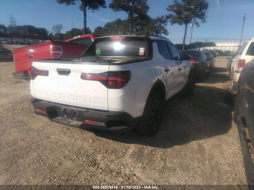 2022 HYUNDAI SANTA CRUZ SEL VIN: 5NTJC4AE0NH007166