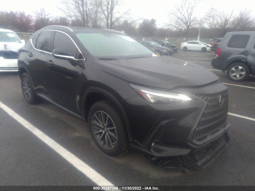 2022 LEXUS NX NX 350 PREMIUM VIN: JTJGGCEZXN5002395