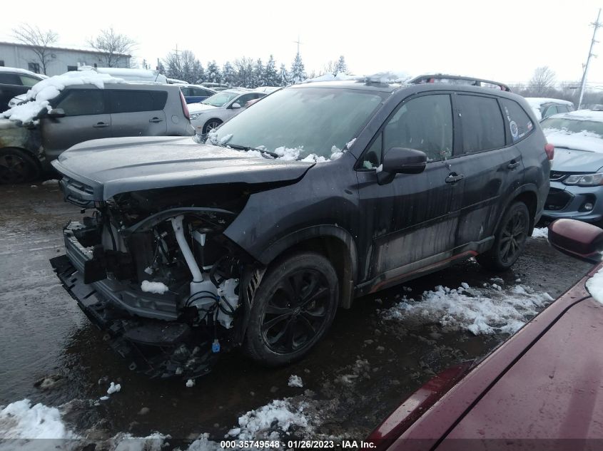 2022 SUBARU FORESTER SPORT VIN: JF2SKAJC7NH494210