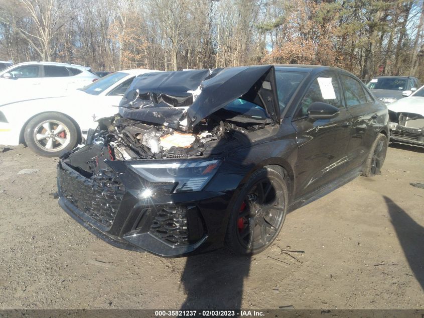 2022 AUDI RS 3 VIN: WUAG4DGY3NA907190