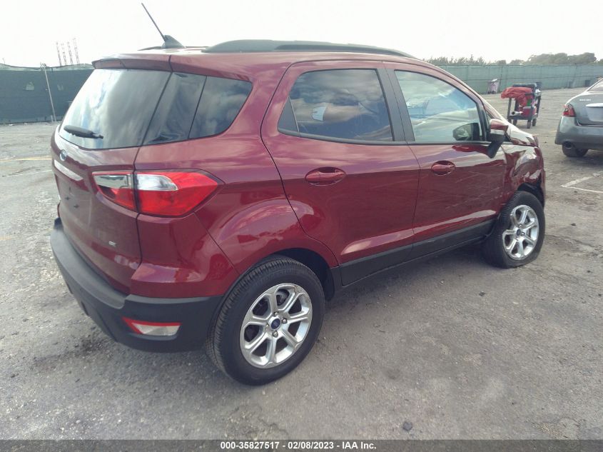 2021 FORD ECOSPORT SE VIN: MAJ3S2GE6MC450007
