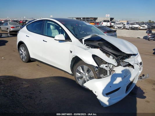 2022 TESLA MODEL Y LONG RANGE VIN: 7SAYGDEE5NF445744