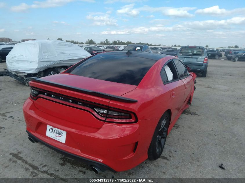 2021 DODGE CHARGER SCAT PACK VIN: 2C3CDXGJ3MH615088