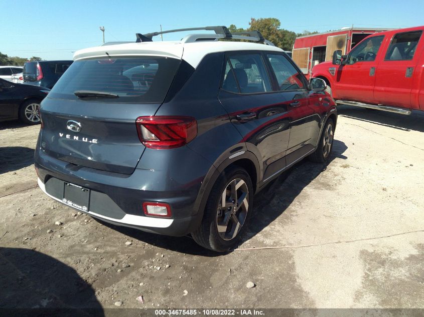 2021 HYUNDAI VENUE DENIM VIN: KMHRC8A35MU129223