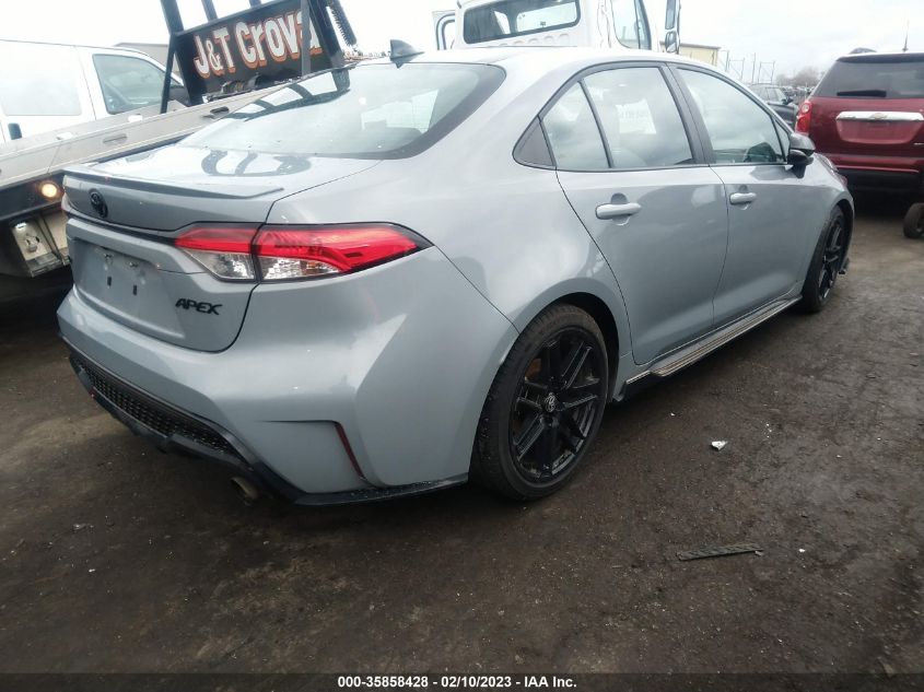 2022 TOYOTA COROLLA SE/SE NIGHTSHADE/APEX SE VIN: 5YFS4MCE4NP104600