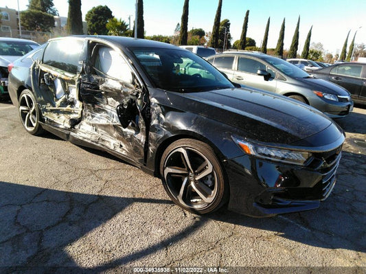 2022 HONDA ACCORD SEDAN SPORT VIN: 1HGCV1F39NA015346