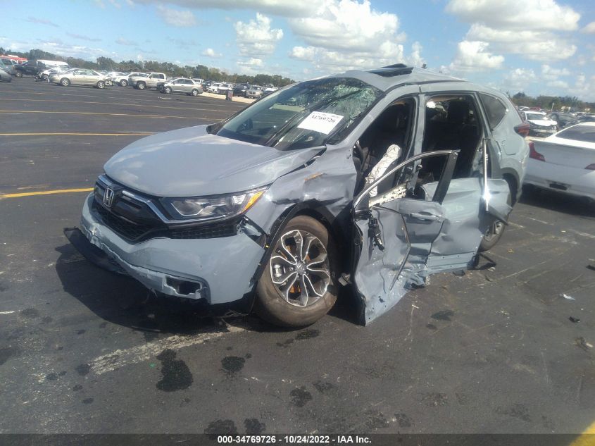 2022 HONDA CR-V EX-L VIN: 7FARW1H86NE016318