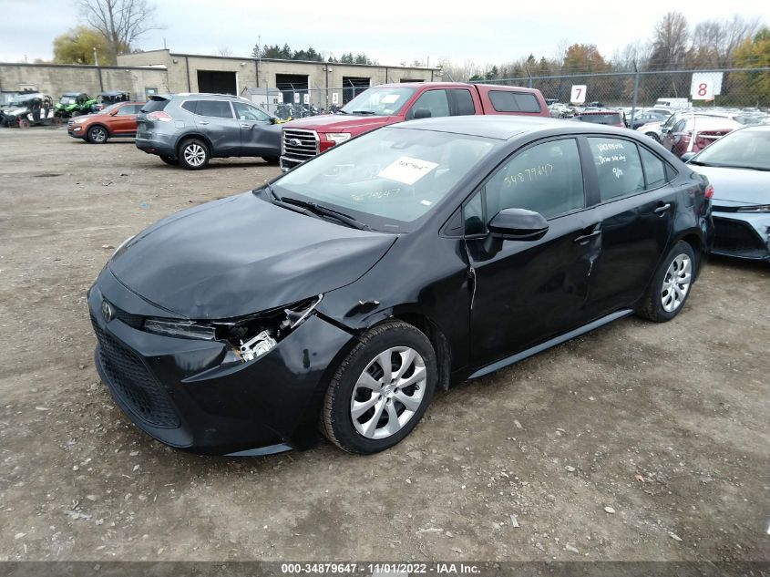 2021 TOYOTA COROLLA LE VIN: 5YFEPMAE1MP187862