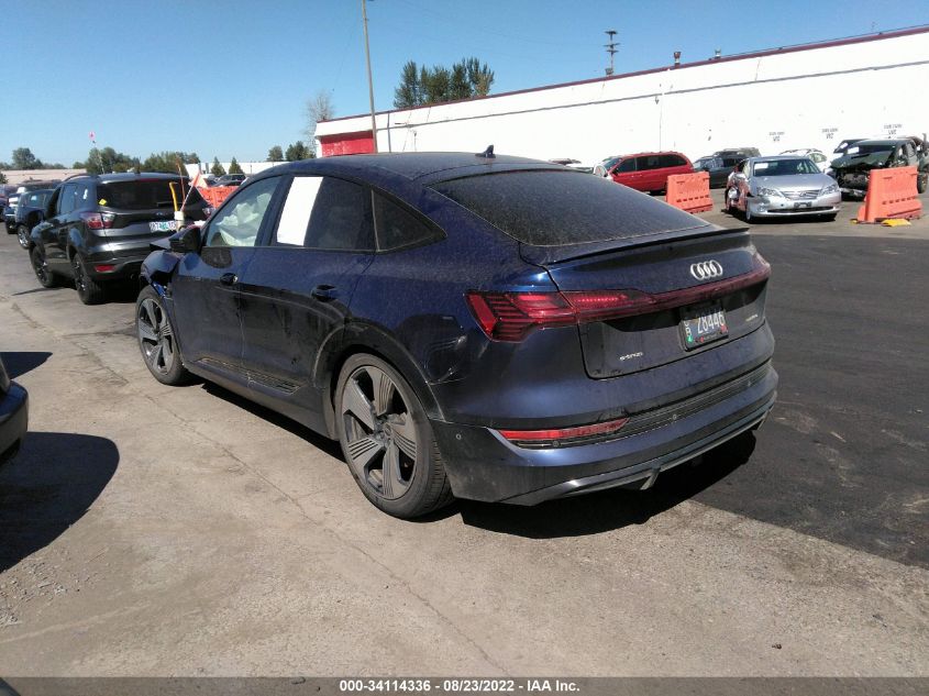 2021 AUDI E-TRON PRESTIGE VIN: WA13ABGE1MB023878