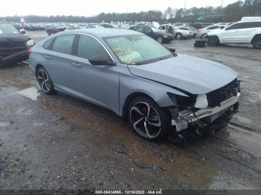 2021 HONDA ACCORD SEDAN SPORT VIN: 1HGCV1F38MA087038