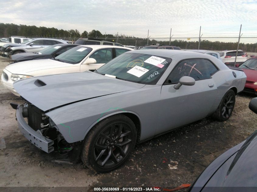 2022 DODGE CHALLENGER GT VIN: 2C3CDZJG7NH191831