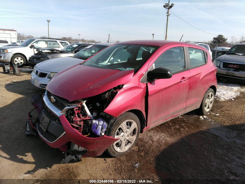 2020 CHEVROLET SPARK LS VIN: KL8CB6SA7LC429521