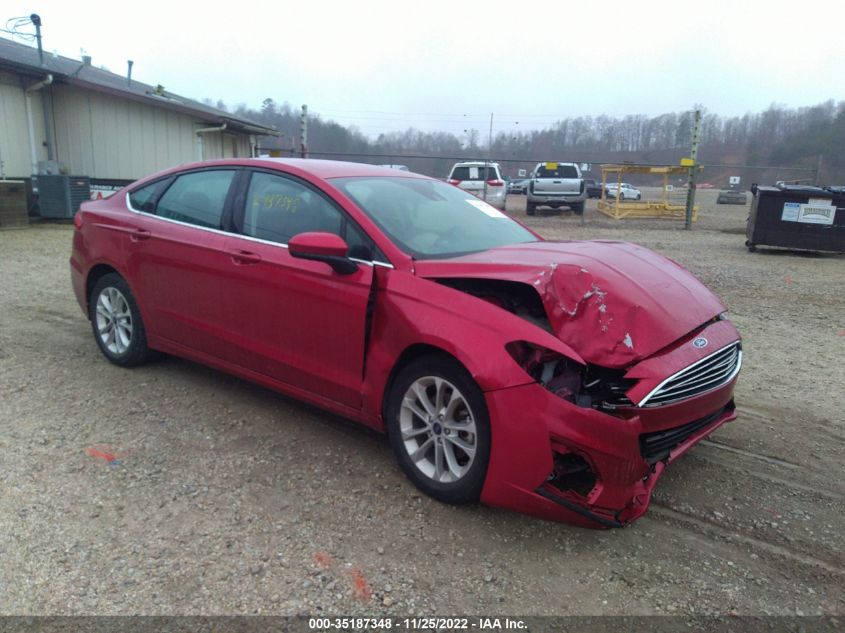 2020 FORD FUSION SE VIN: 3FA6P0HD3LR186558