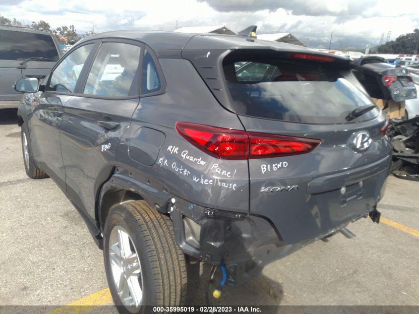 2023 HYUNDAI KONA SE VIN: KM8K22AB9PU993172