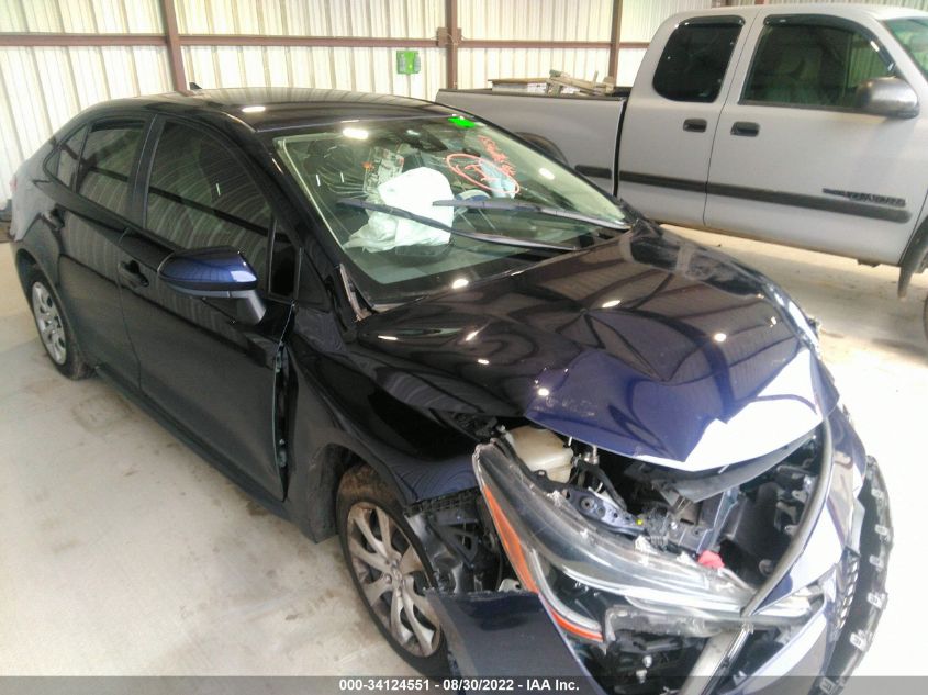 2020 TOYOTA COROLLA LE VIN: JTDEPRAE2LJ104407