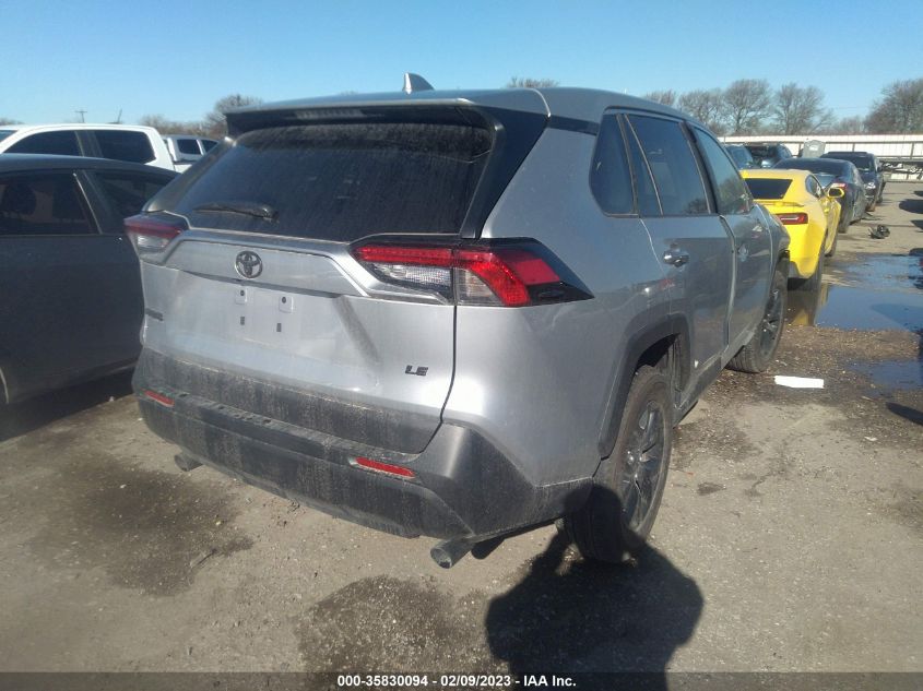 2022 TOYOTA RAV4 LE VIN: 2T3H1RFV1NW219480