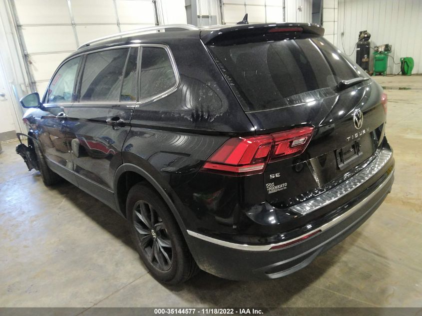 2022 VOLKSWAGEN TIGUAN SE VIN: 3VV2B7AX0NM142264