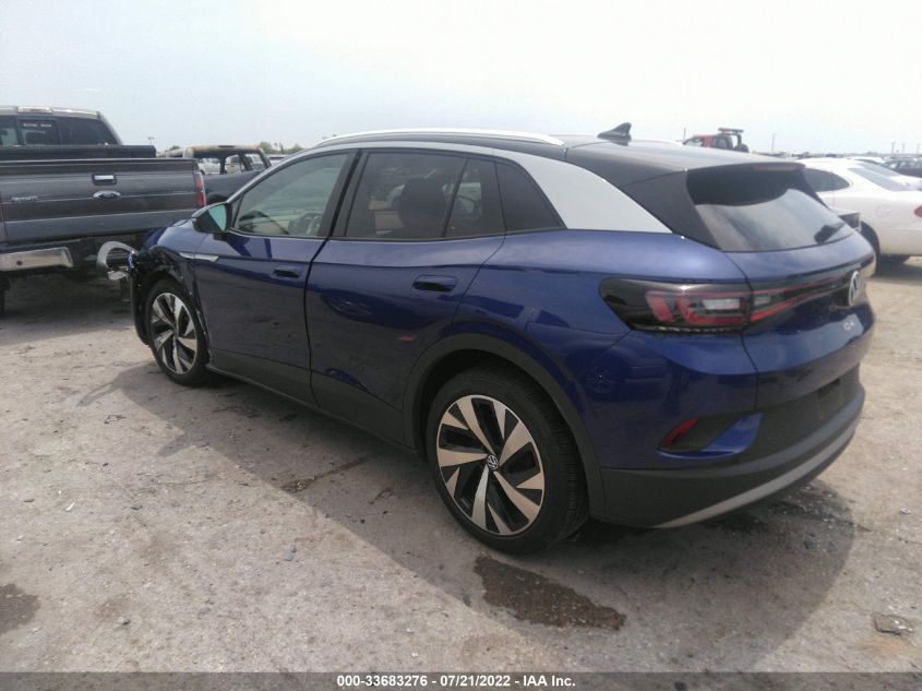 2021 VOLKSWAGEN ID.4 PRO S VIN: WVGKMPE26MP057537