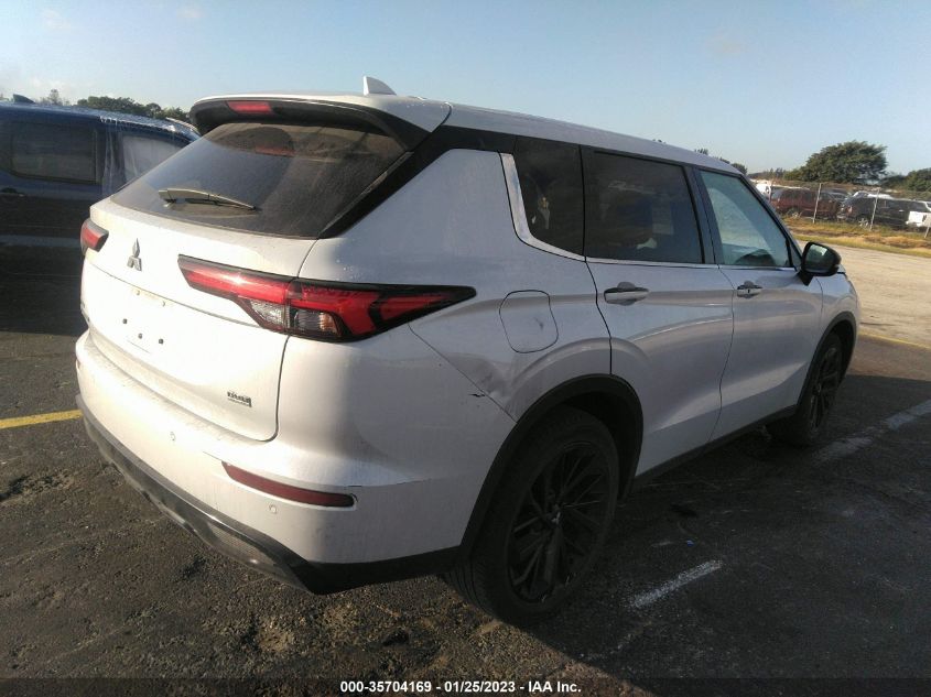 2022 MITSUBISHI OUTLANDER SE VIN: JA4J3UA85NZ054883