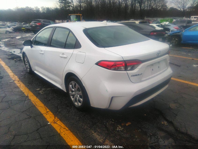 2022 TOYOTA COROLLA LE VIN: 5YFEPMAE4NP300611