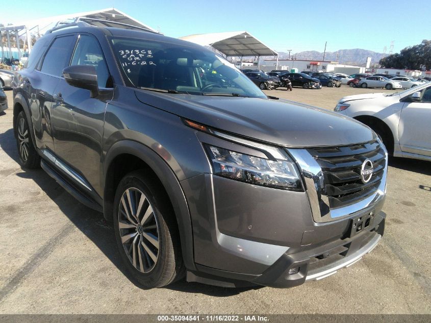 2022 NISSAN PATHFINDER PLATINUM VIN: 5N1DR3DH6NC223220