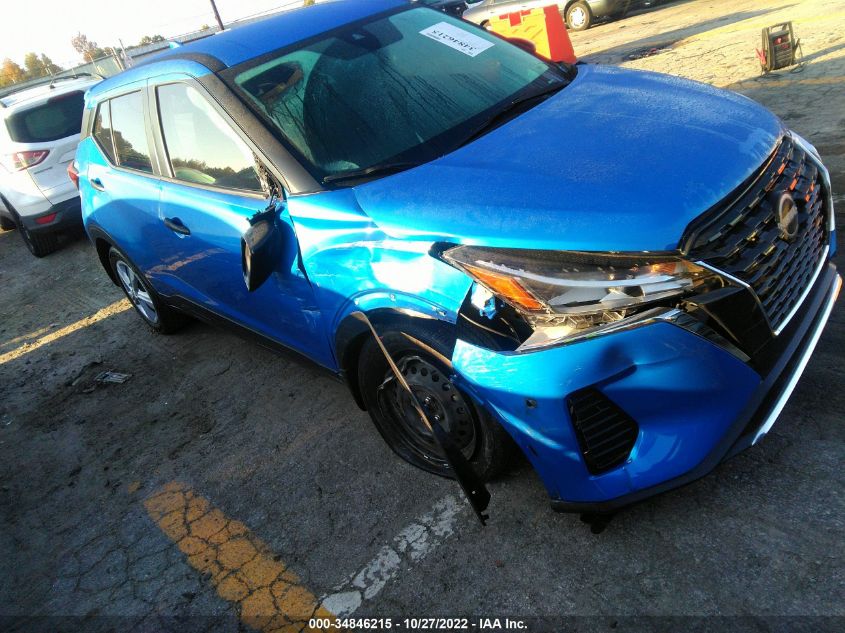 2022 NISSAN KICKS S VIN: 3N1CP5BVXNL504180