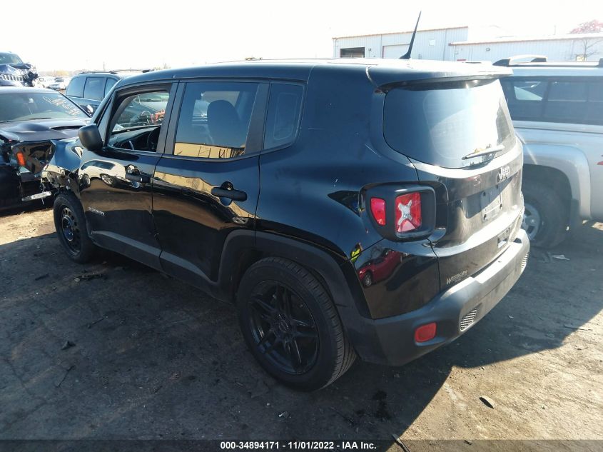 2020 JEEP RENEGADE SPORT VIN: ZACNJAAB9LPL26044