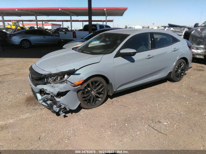 2021 HONDA CIVIC HATCHBACK SPORT VIN: SHHFK7H48MU228175