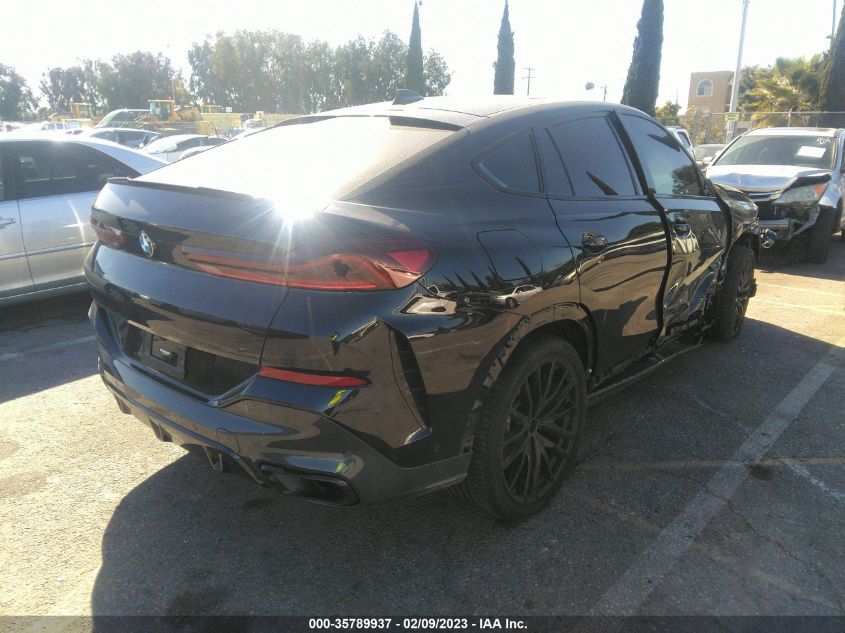 2022 BMW X6 XDRIVE40I VIN: 5UXCY6C00N9M84337