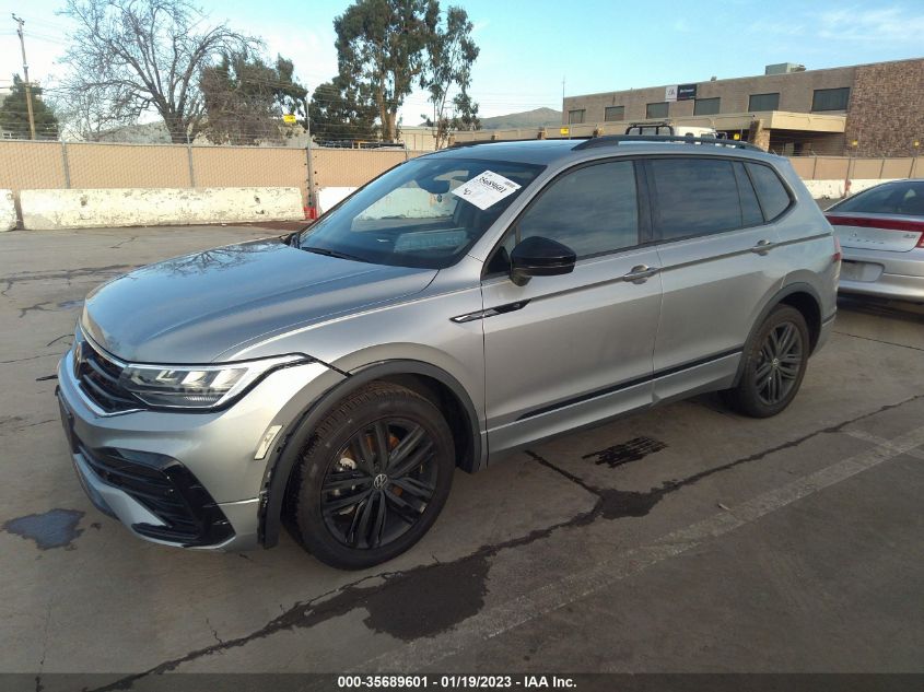 2022 VOLKSWAGEN TIGUAN SE R-LINE BLACK VIN: 3VV8B7AX8NM143866
