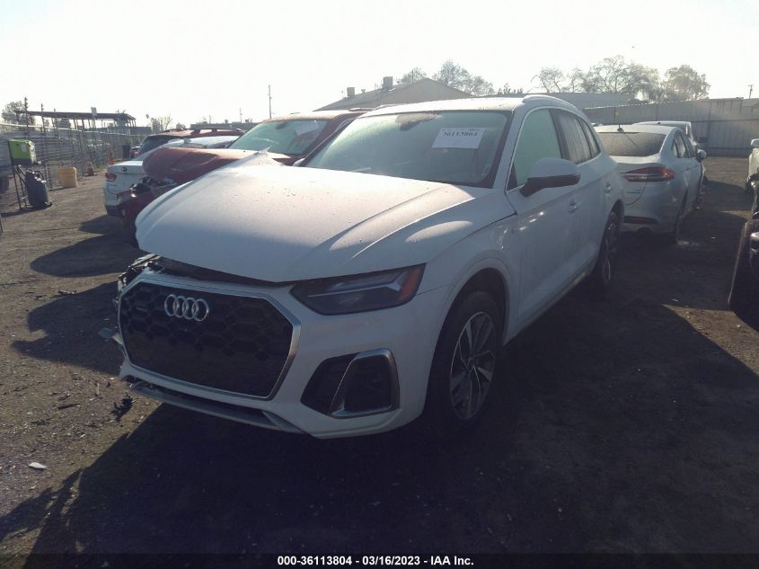 2022 AUDI Q5 S LINE PREMIUM VIN: WA1GAAFY4N2096719