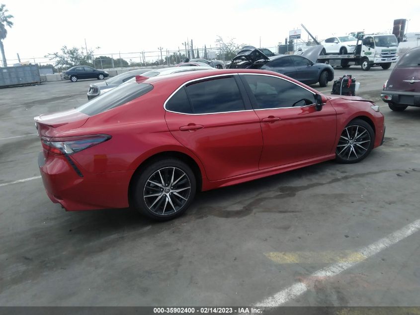 2022 TOYOTA CAMRY SE VIN: 4T1T11AK2NU071731
