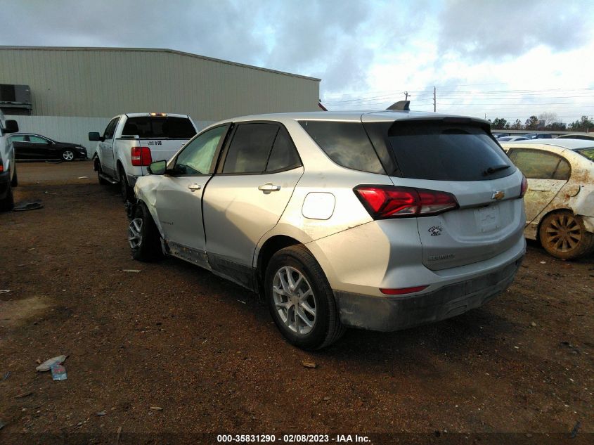 2022 CHEVROLET EQUINOX LS VIN: 3GNAXHEVXNS147338