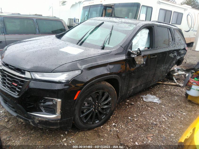 2022 CHEVROLET TRAVERSE RS VIN: 1GNEVJKW1NJ176899