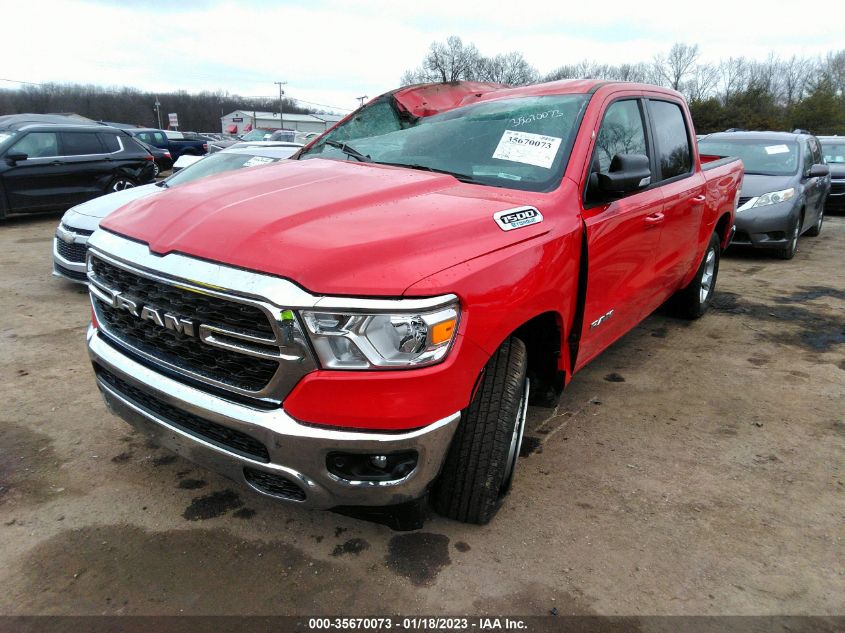 2022 RAM 1500 BIG HORN VIN: 1C6RRFFG9NN268731