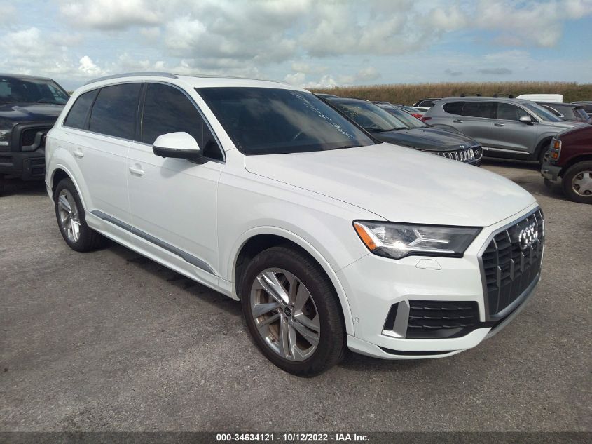 2021 AUDI Q7 PREMIUM VIN: WA1AJAF74MD025813