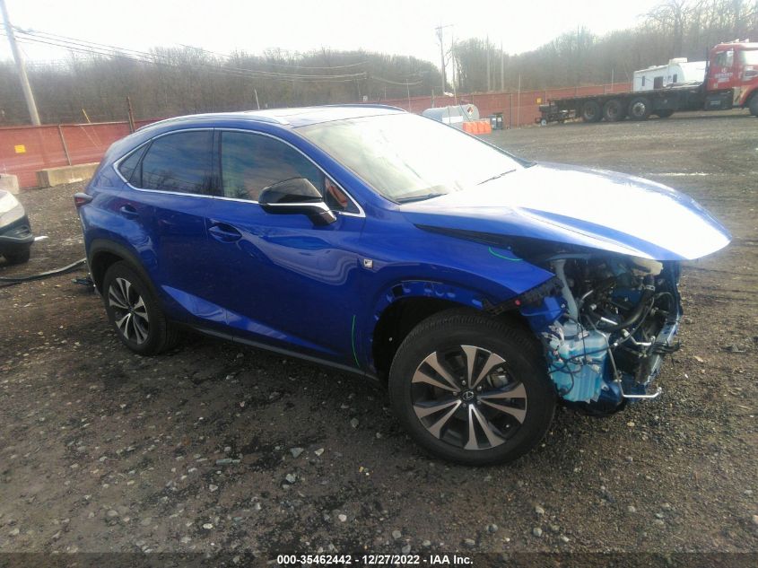 2021 LEXUS NX NX 300 F SPORT VIN: JTJSARDZ2M2264153