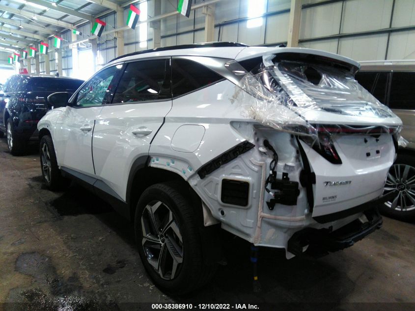 2022 HYUNDAI TUCSON LIMITED VIN: 008JECAE3NU058908