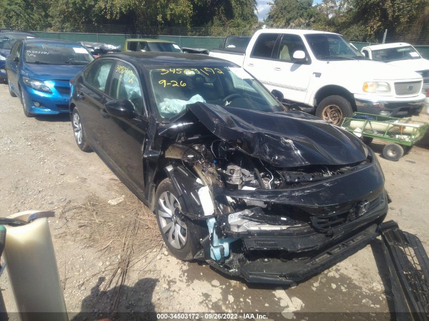 2022 HONDA CIVIC SEDAN LX VIN: 2HGFE2F27NH526324