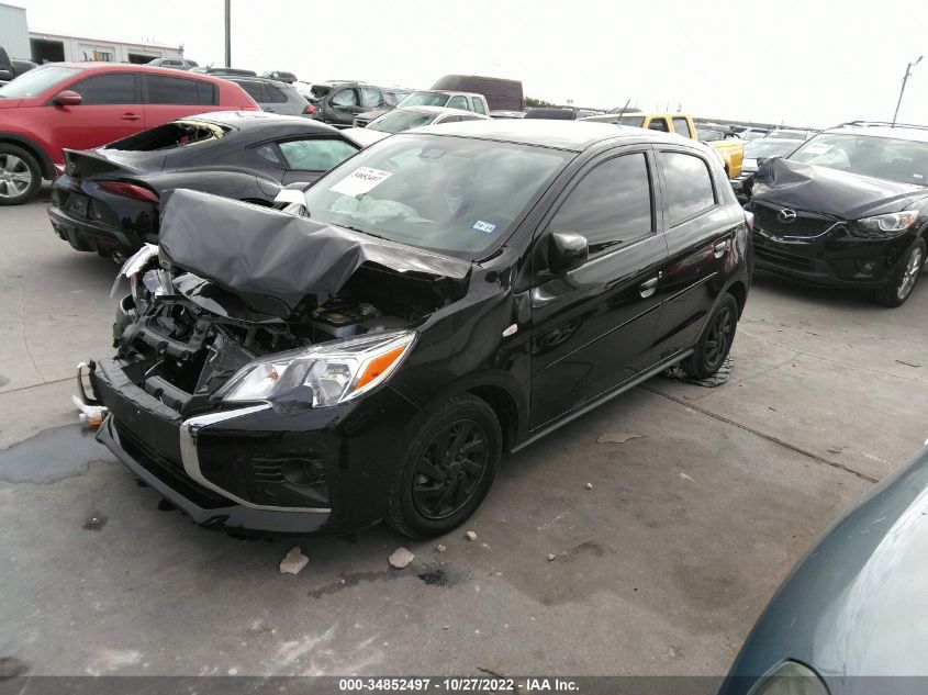 2022 MITSUBISHI MIRAGE ES/LE VIN: ML32AUHJ8NH007509