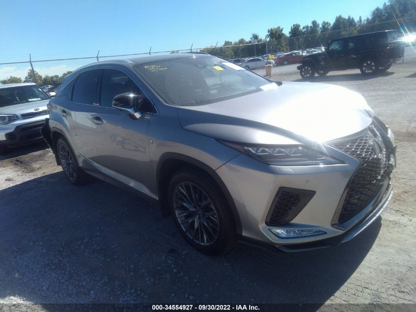 2022 LEXUS RX RX 450H F SPORT HANDLING VIN: 2T2YGMDAXNC081669