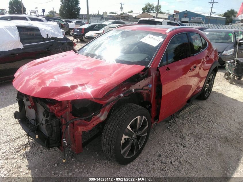 2021 LEXUS UX UX 250H VIN: JTHP9JBHXM2044447