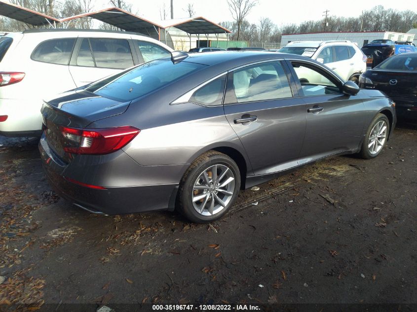 2022 HONDA ACCORD SEDAN LX VIN: 1HGCV1F12NA075807