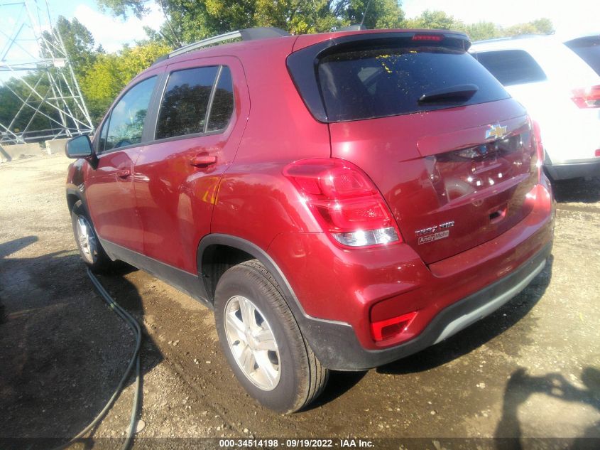 2022 CHEVROLET TRAX LT VIN: KL7CJPSM8NB531684