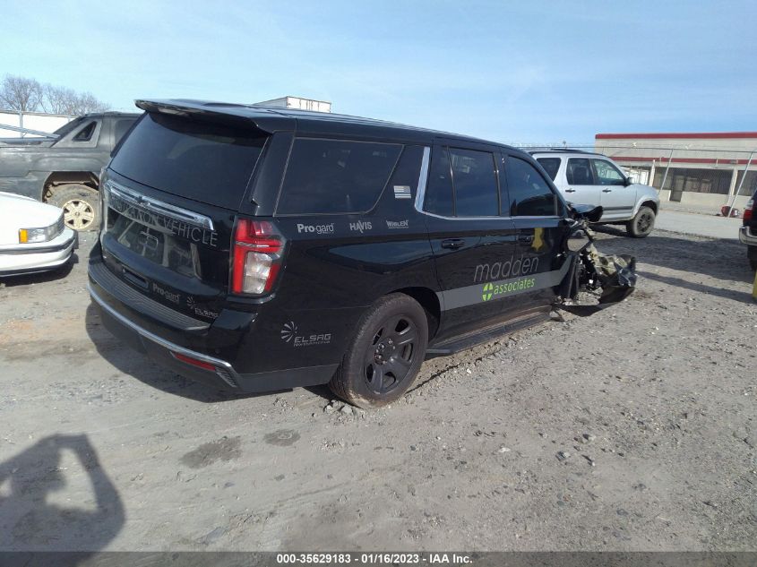 2022 CHEVROLET TAHOE COMMERCIAL VIN: 1GNSCLED6NR221951